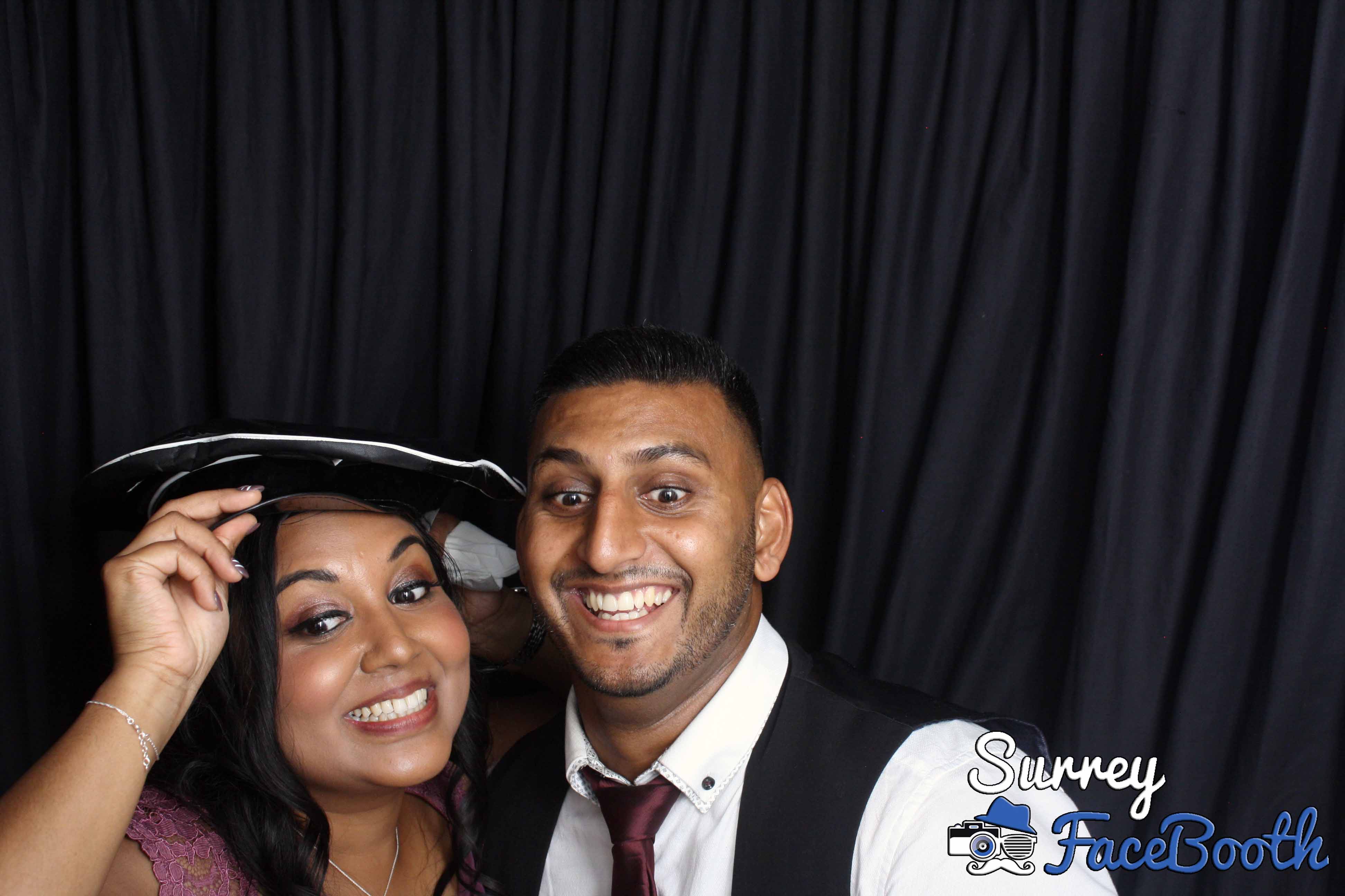 Lisa and Nish's Wedding | View more photos from the event at galleries.surreyfacebooth.co.uk/u/Surrey-FaceBooth/Lisa-and-Nishs-Wedding